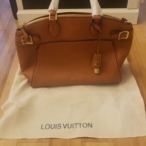 Louis Vuitton Tan Leather Satchel